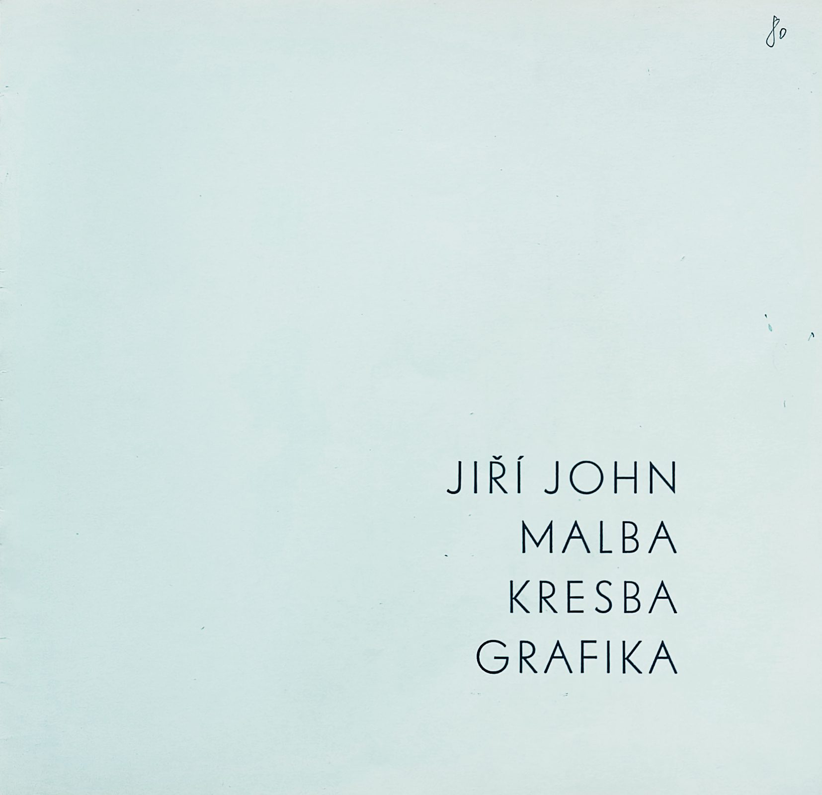 Jiří John – Malba, kresba, grafika