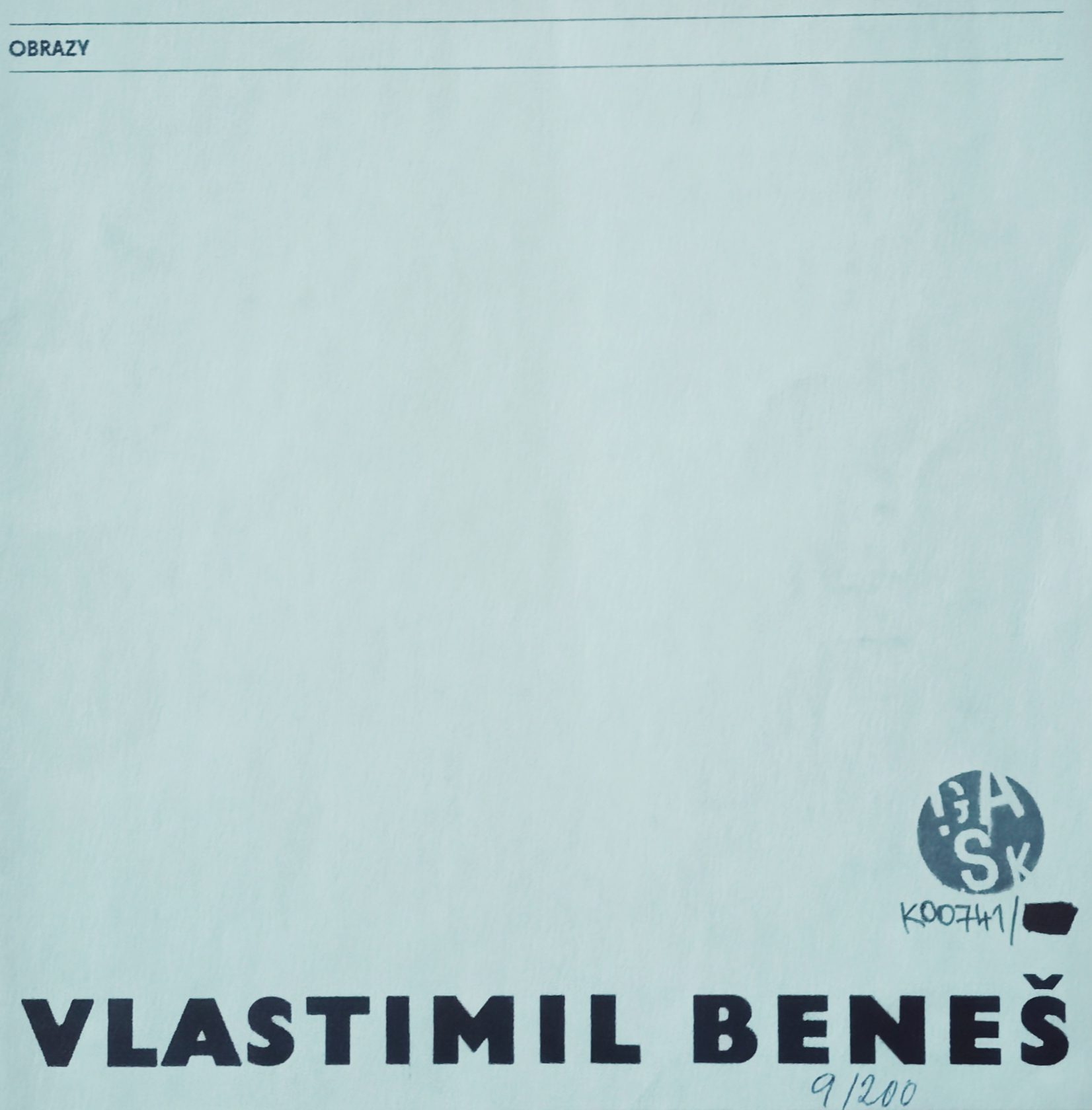 Vlastimil Beneš – Obrazy