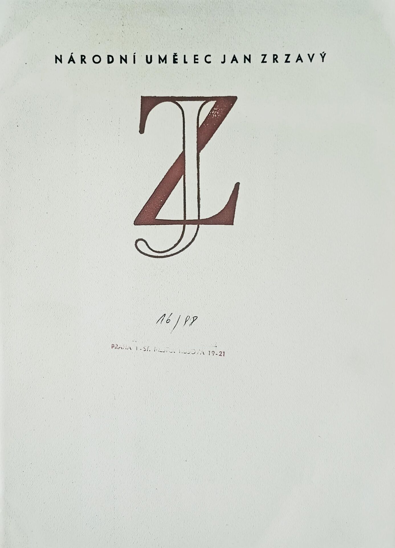 Národní umělec Jan Zrzavý
