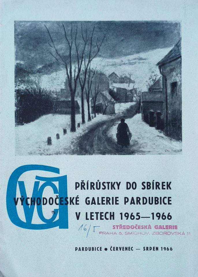 Přírůstky do sbírek Východočeské galerie Pardubice v&nbsp;letech 1965-1966