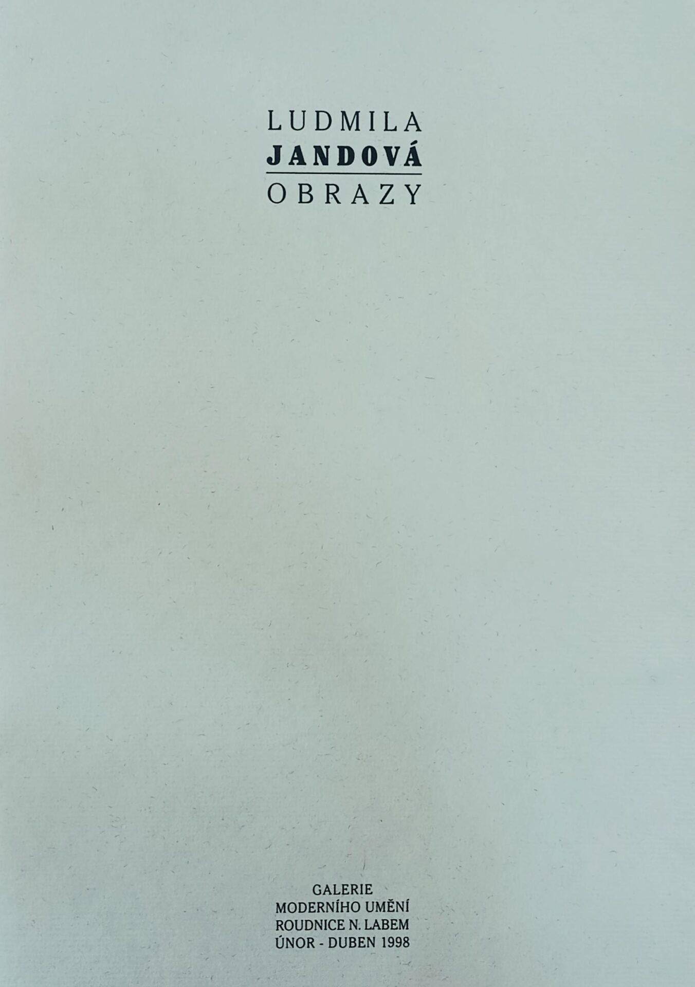 Ludmila Jandová – Obrazy