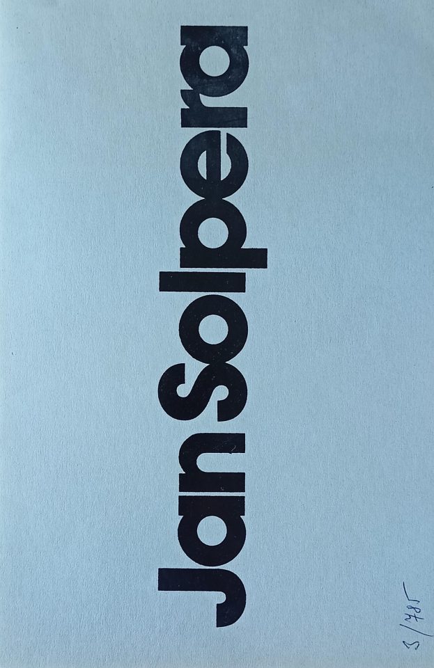 Jan Solpera – Písmo typografie plakáty