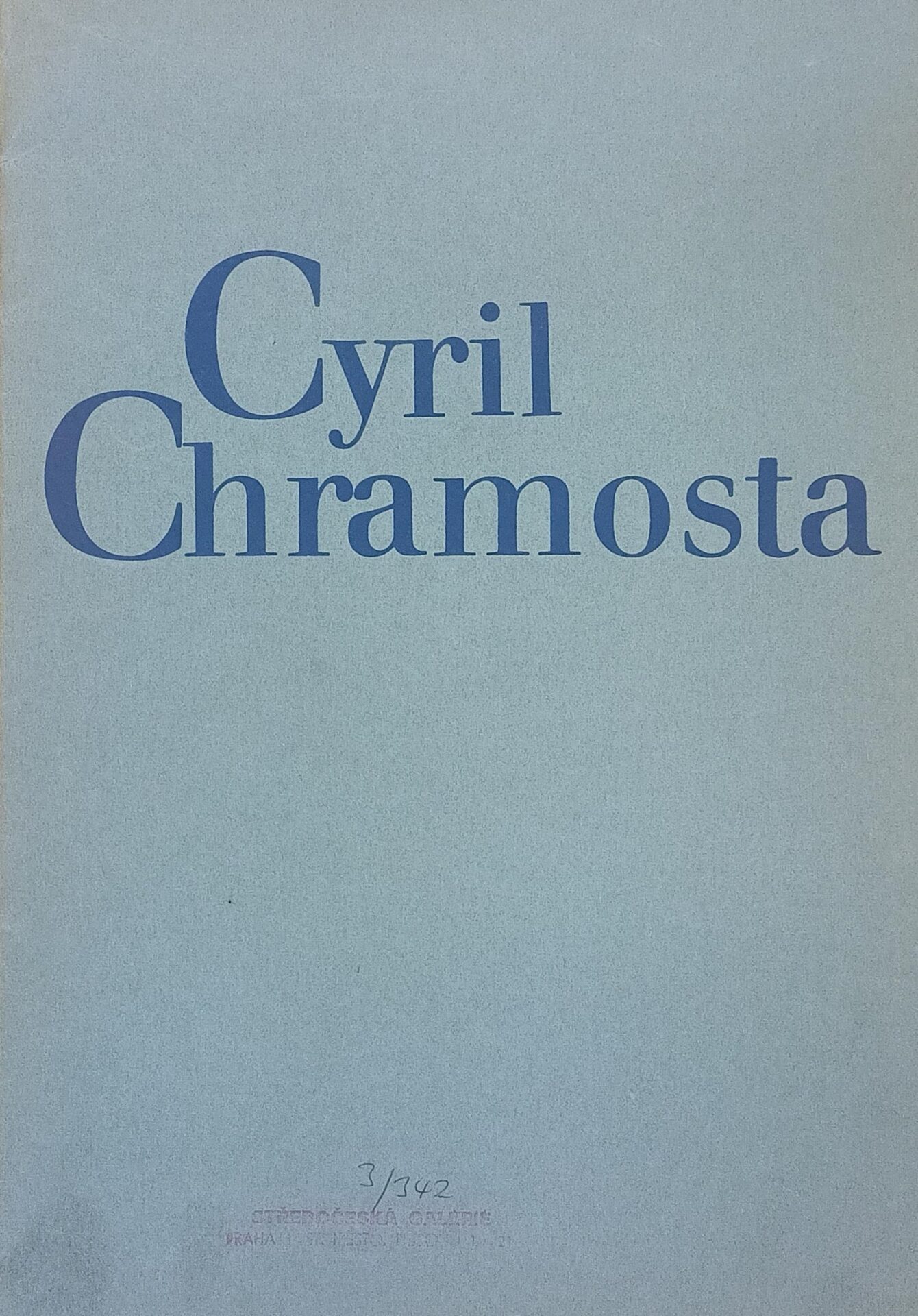 Zasloužilý umělec Cyril Chramosta – Obrazy z let 1969-1979