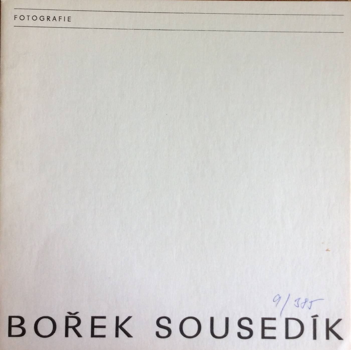 Bořek Sousedík – Fotografie