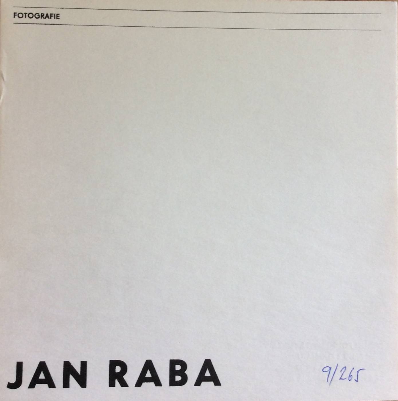 Jan Raba – fotografie