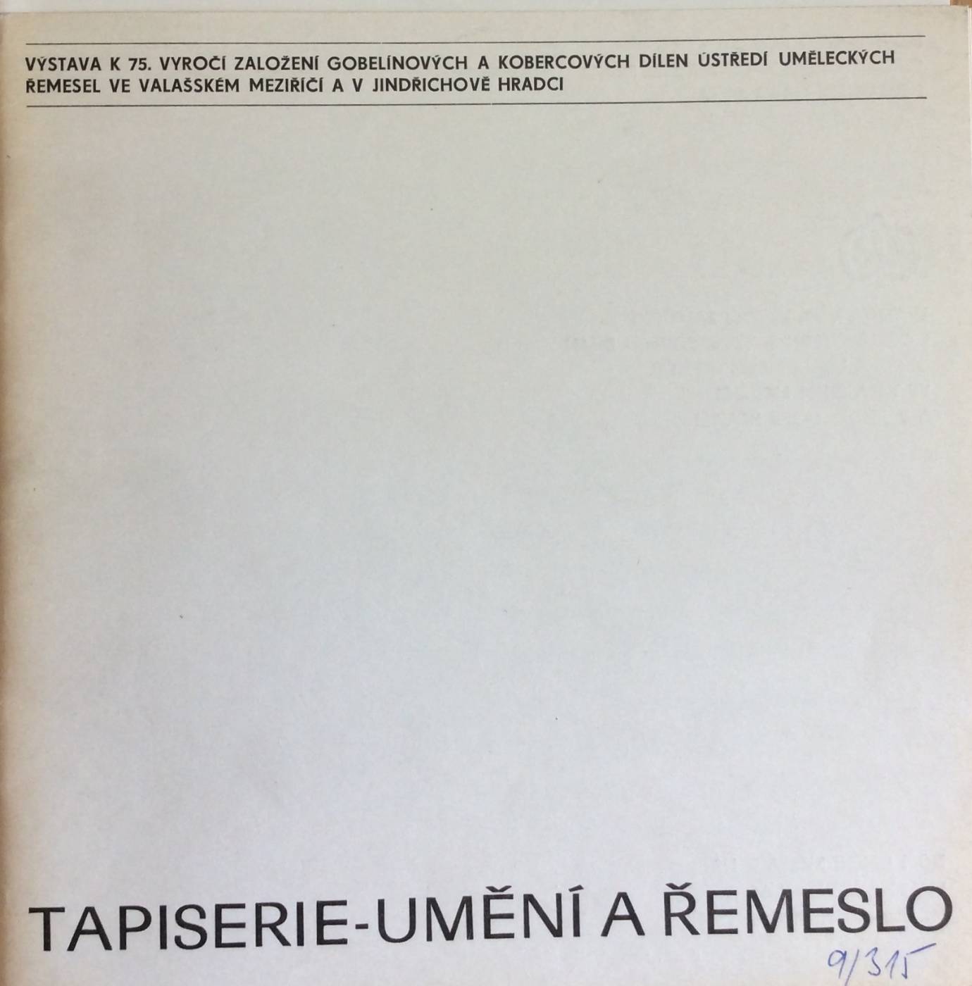 Tapiserie – umění a řemeslo