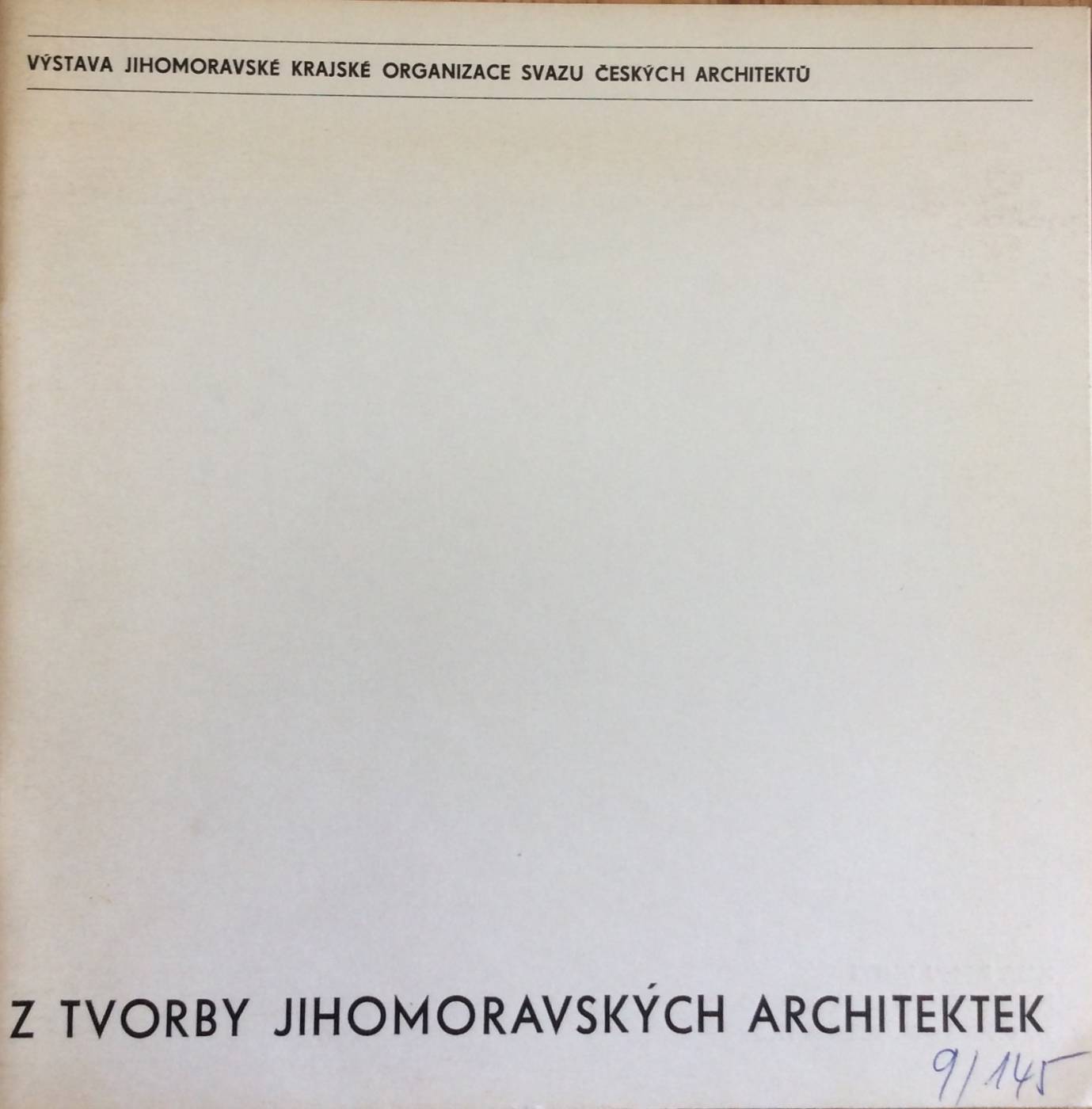 Z tvorby jihomoravských architektek