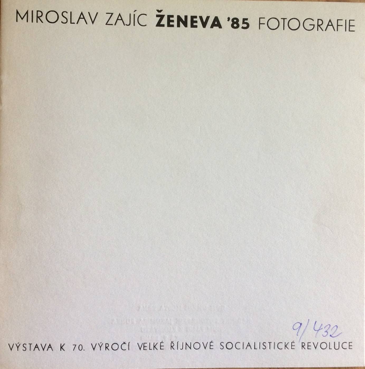 Miroslav Zajíc – Ženeva ’85