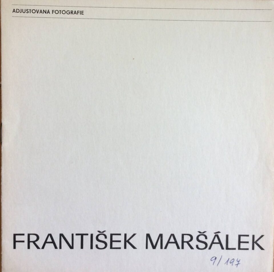 František Maršálek – adjustovaná fotografie