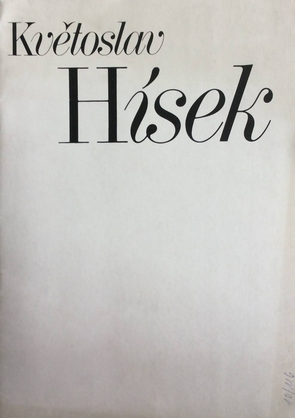 Květoslav Hísek – výběr z díla