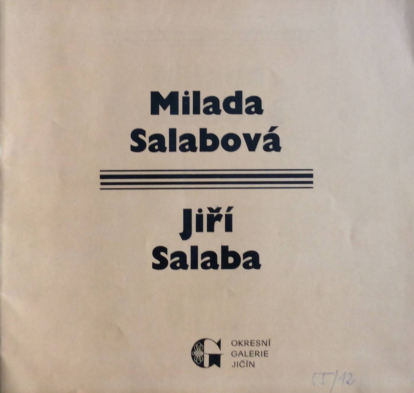 Milada Salabová / Jiří Salaba