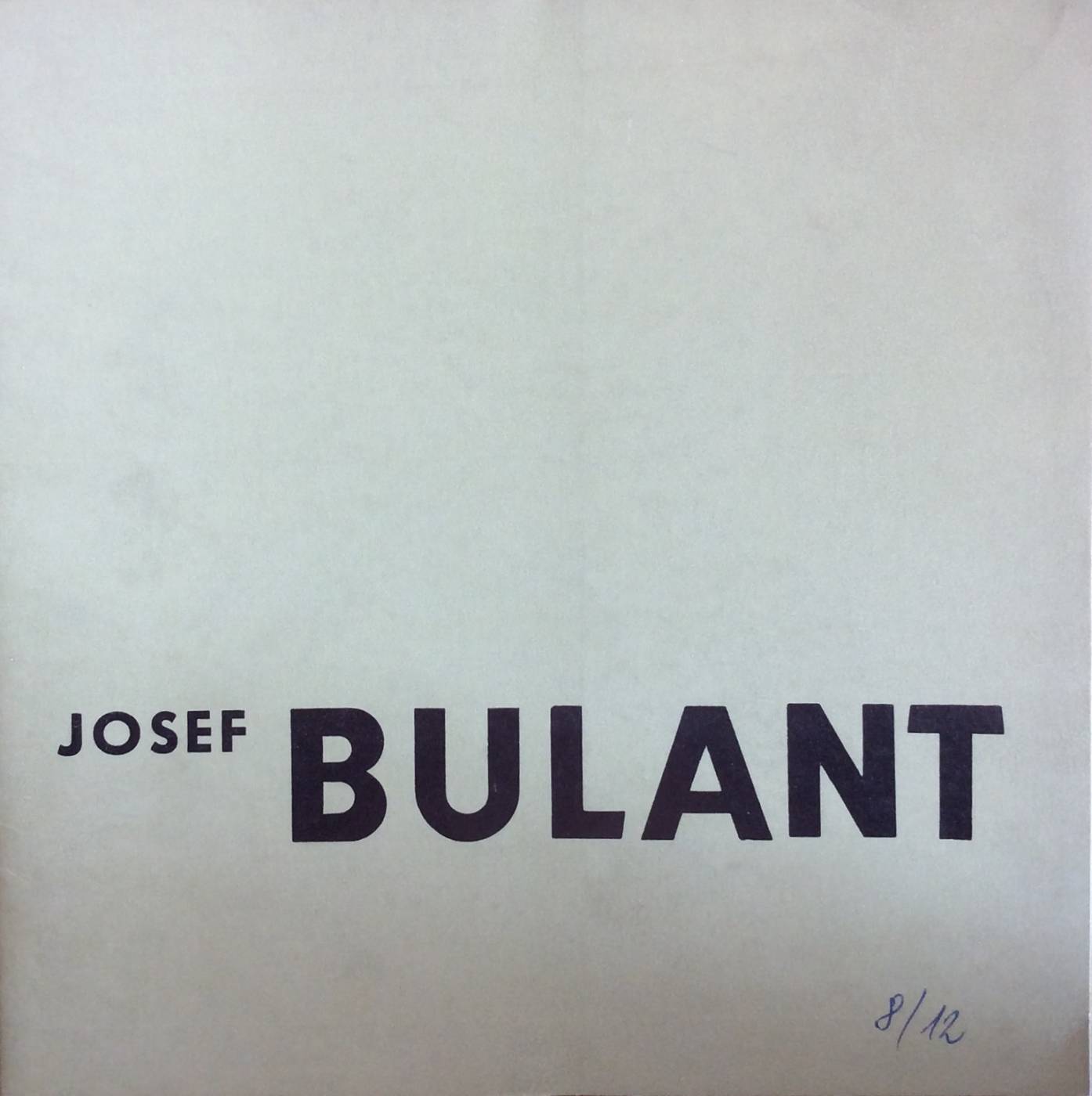 Josef Bulant – obrazy, kresby, grafika
