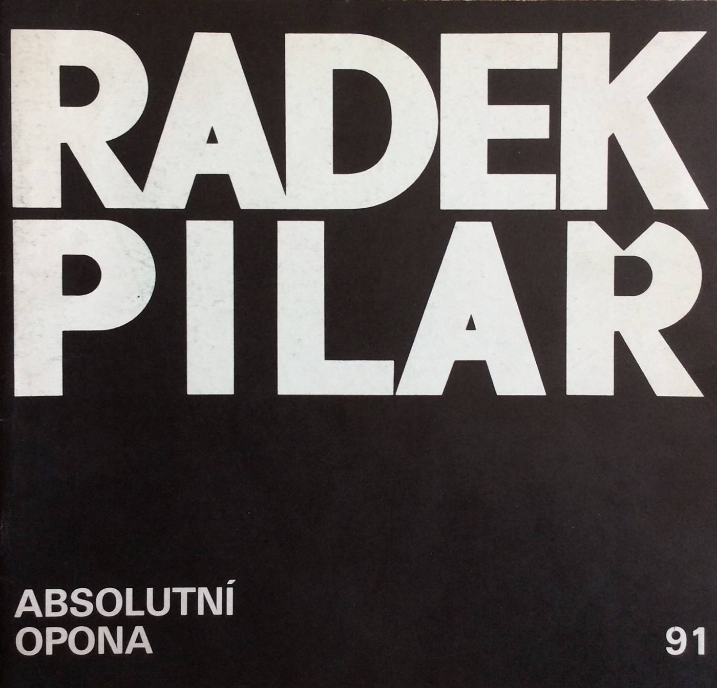 Radek PIlař – Absolutní opona