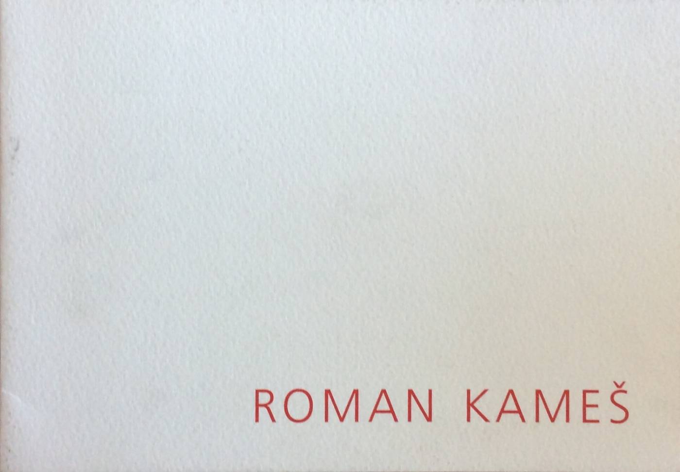 Roman Kameš – Hory a deště / Mountain and Rains