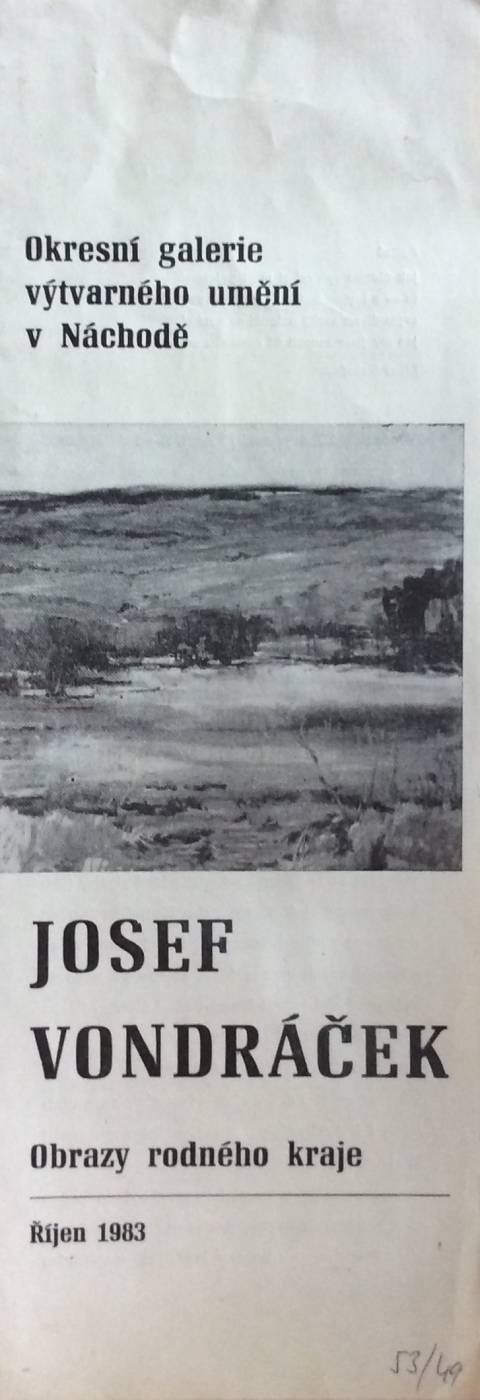 Josef Vondráček – Obrazy rodného kraje