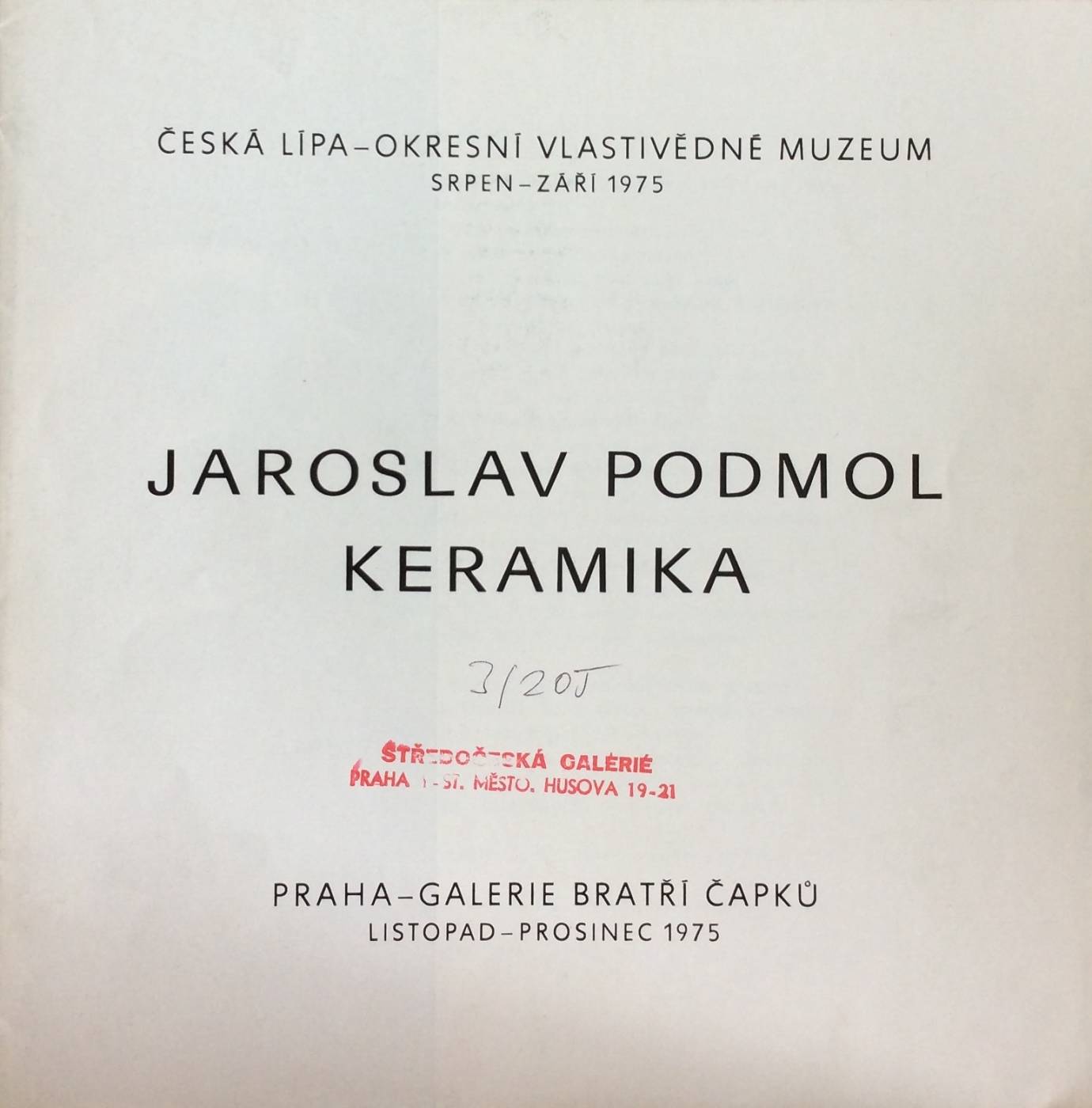 Jaroslav Podmol – keramika