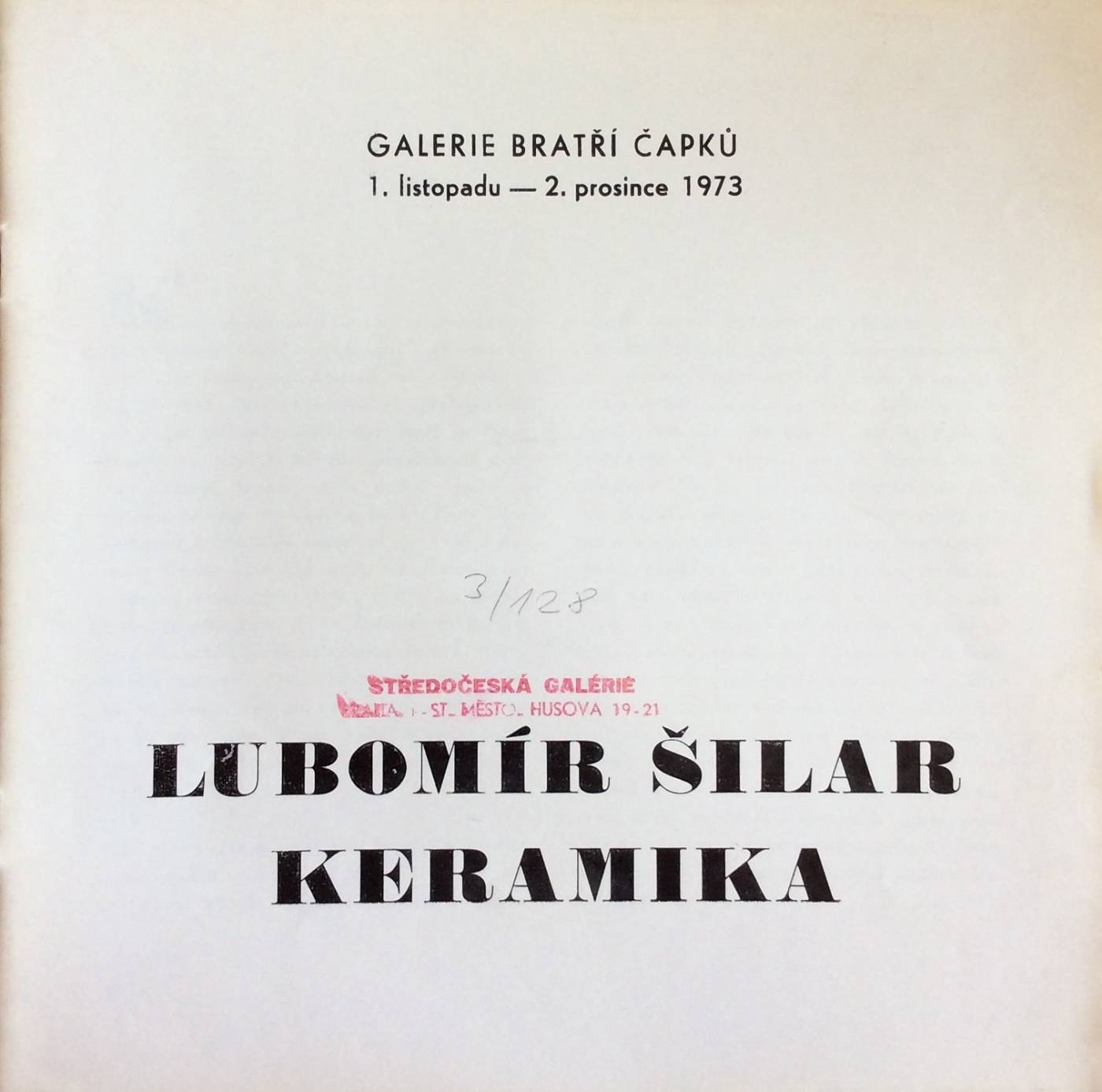 Lubomír Šilar – keramika