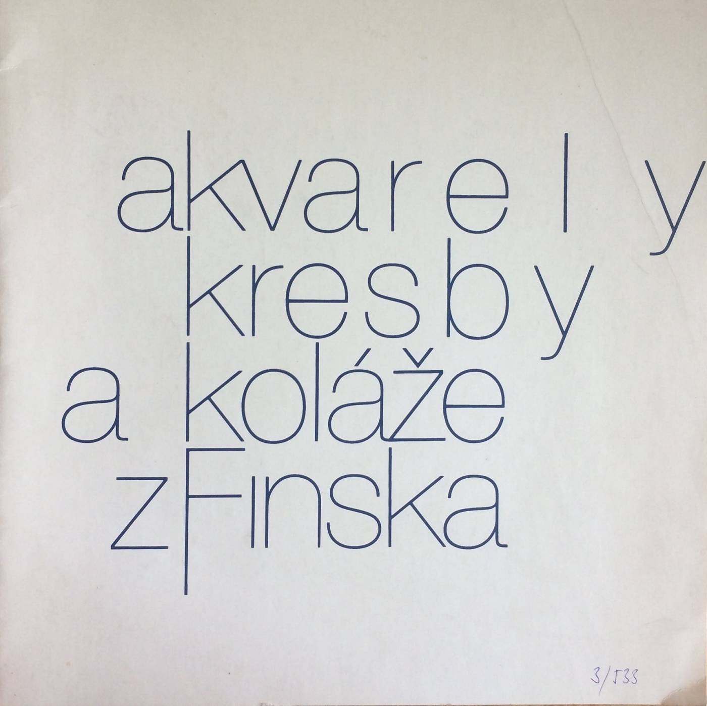 Akvarely, kresby a koláže z Finska