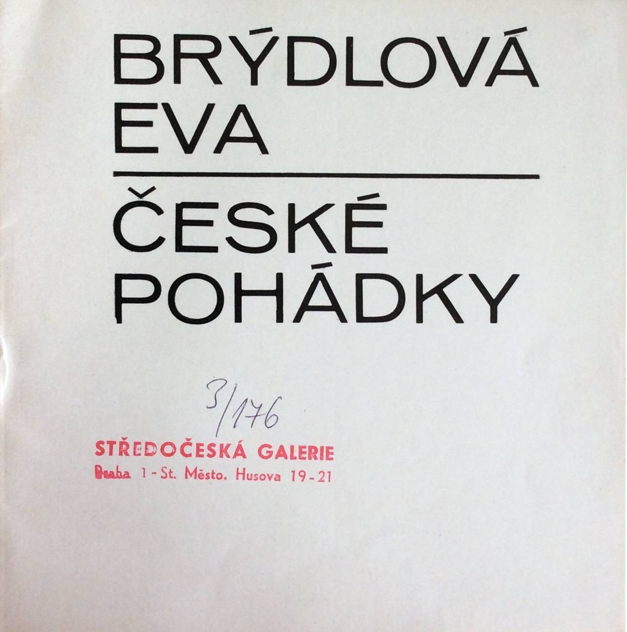 Eva Brýdlová – České pohádky