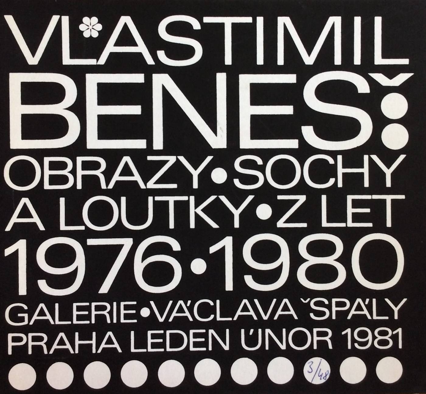 Vlastimil Beneš – Obrazy, sochy a loutky z let 1976-1980