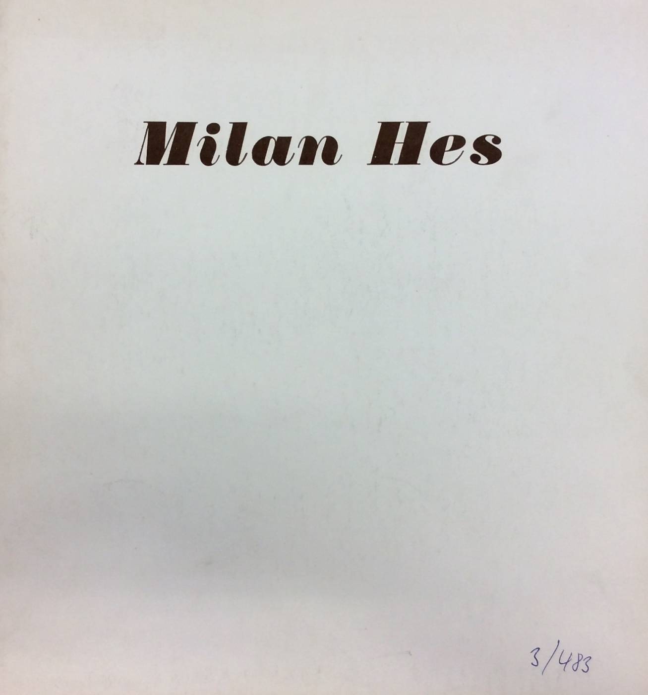 Milan Hes – obrazy z let 1977 – 1981