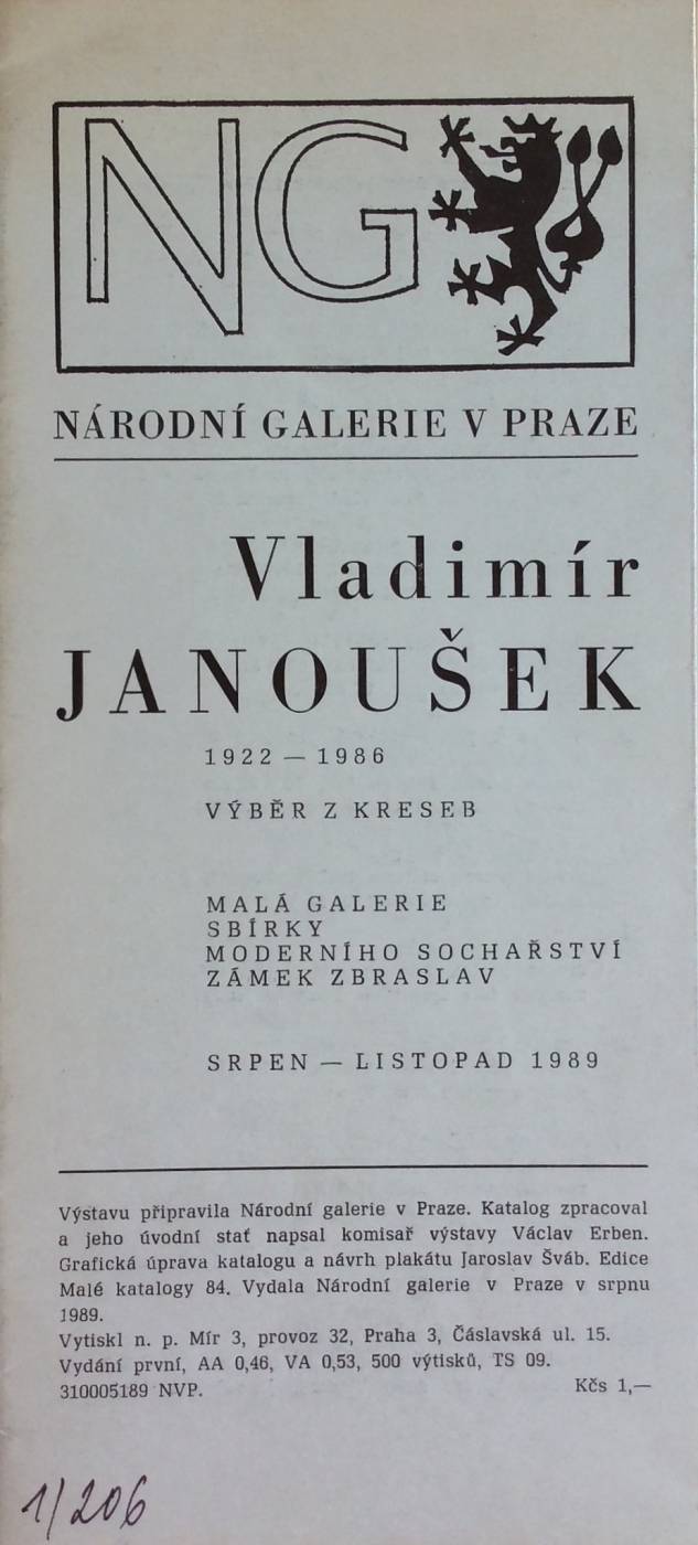 Vladimír Janoušek (1922 – 1986) – výběr z kreseb