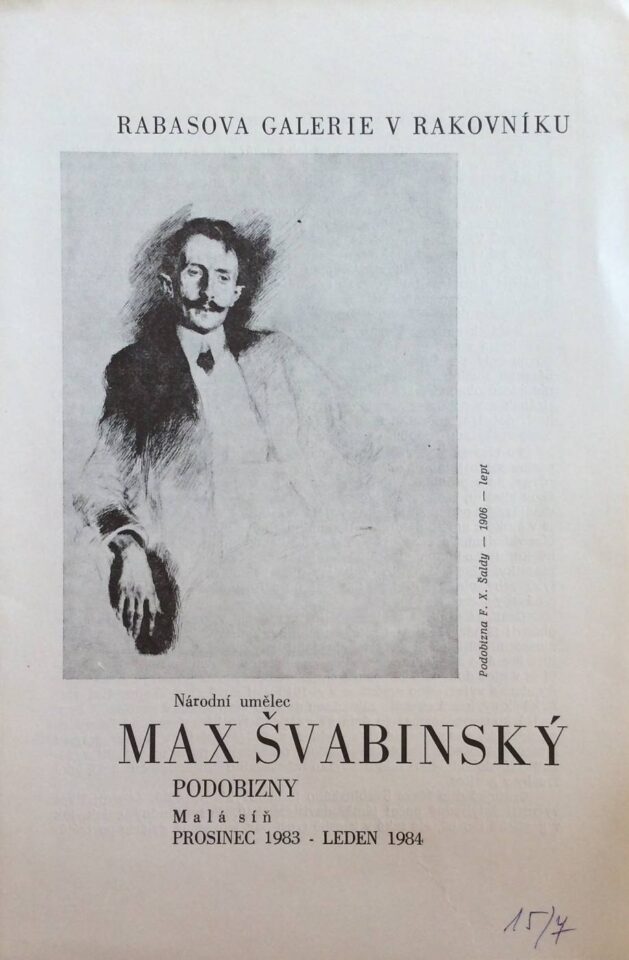 Národní umělec Max Švabinský – Podobizny