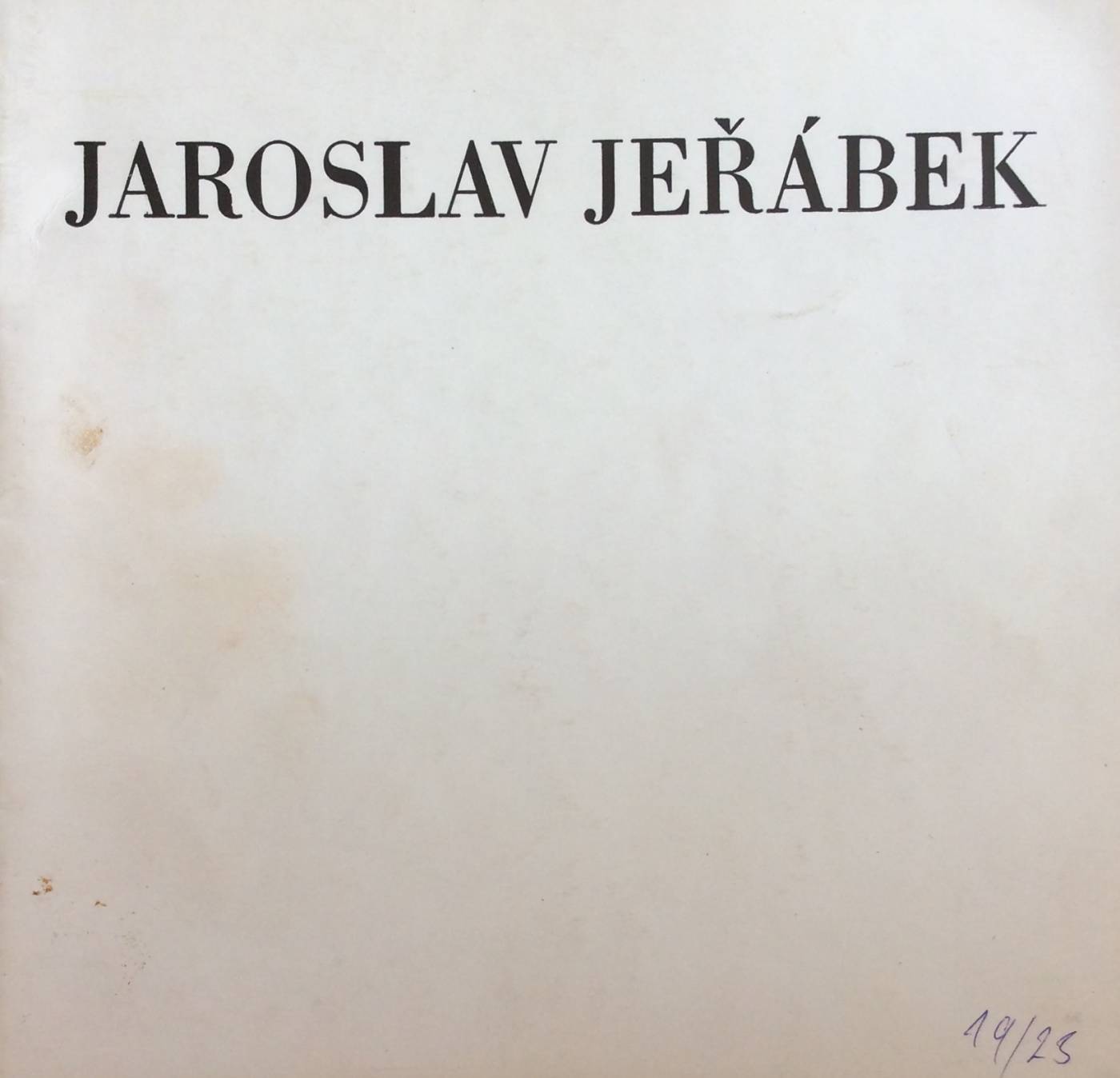 Jaroslav Jeřábek – obrazy, kresby