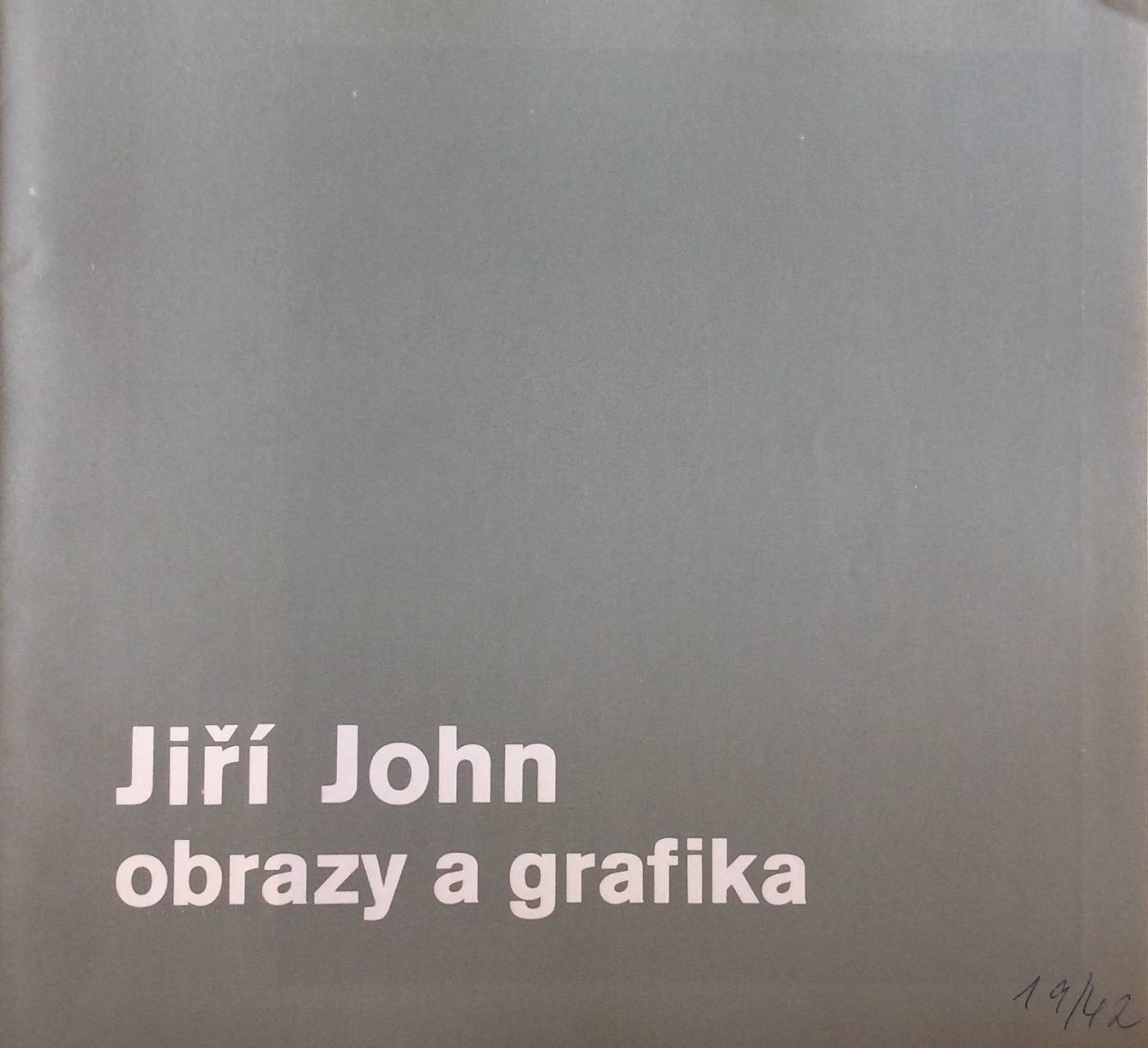 Jiří John – obrazy a grafika