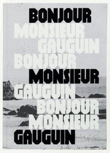 Bonjour, Monsieur Gauguin