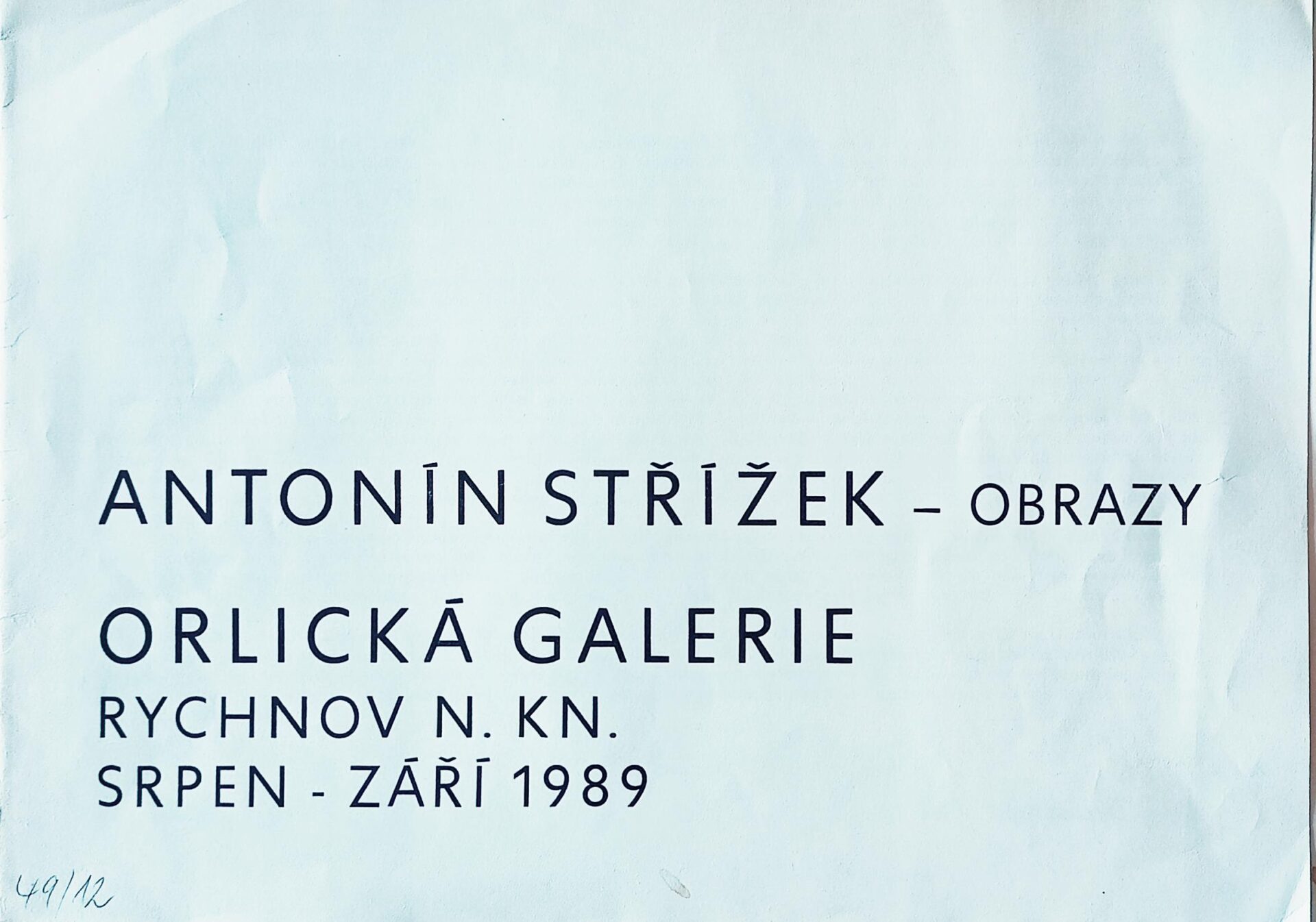 Antonín Střížek – Obrazy