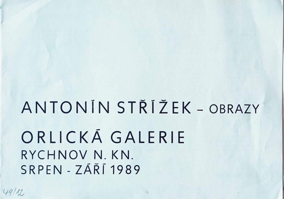 Antonín Střížek – Obrazy