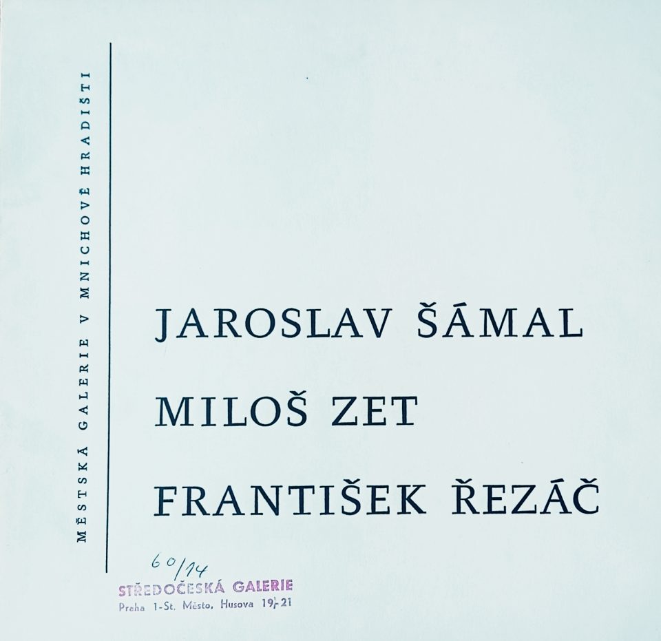 Jaroslav Šámal / Miloš Zet / František Řezáč – Obrazy, plastiky, projekty, realizace