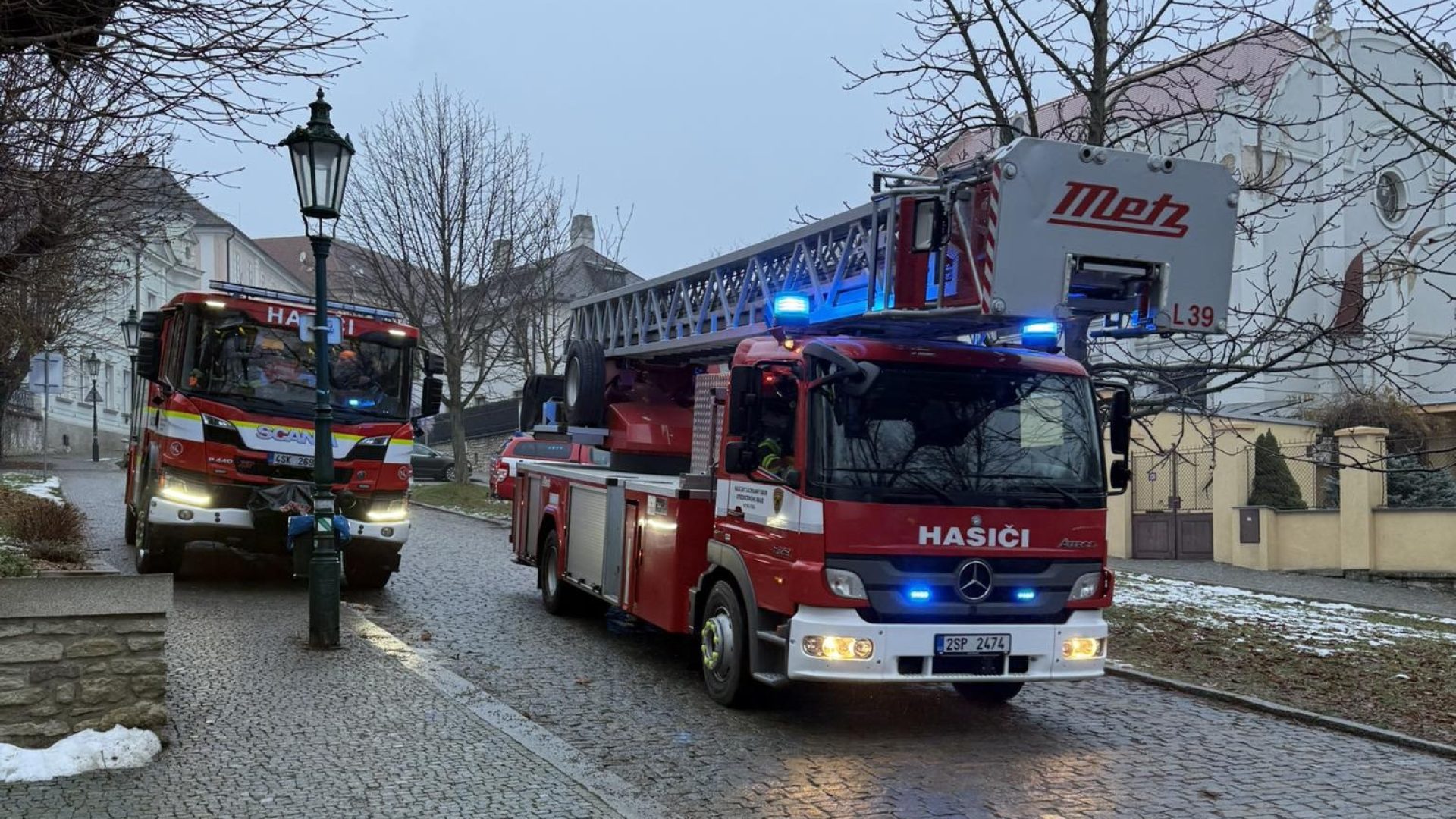 Požární cvičení v GASK